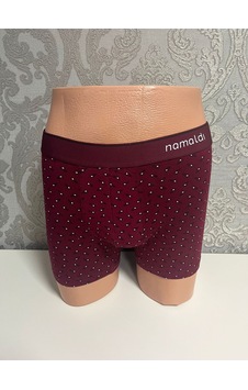 Erkek Boxer Modal Bordo Beyaz Nokta Erkek Boxer Modal Bordo Beyaz Nokta