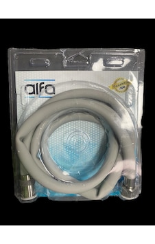 Alfa 0007 Silikonlu Lüks Duş Hortumu Gri Gri