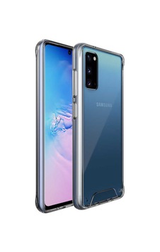 Galaxy S20 Kılıf Zore Gard Silikon Renksiz
