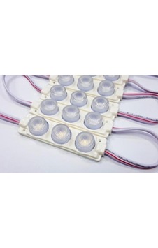 Modül Led Beyaz 3'Lü Modül Plus Büyük Lensli 10 Adet Modül Led Beyaz 3'Lü Modül Plus Büyük Lensli 10 Adet