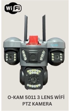 Okam O-kam 5011 3 Lens Wifi Ptz Kamera Okam O-kam 5011 3 Lens Wifi Ptz Kamera
