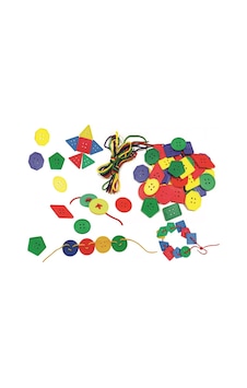 İpli Geometrik Düğmeler 96 Parça