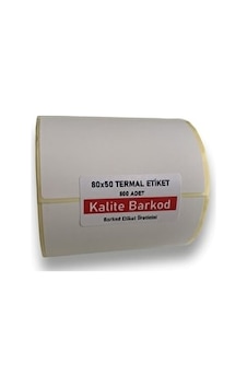 Kalite Barkod 80X50 MM Termal Etiket 15 Rulo Kalite Barkod 80X50 MM Termal Etiket 15 Rulo