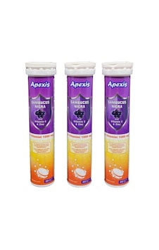 Apexis Sambucus Nigra Vitamin C 1000 Mg 3 X 20 Tablet Apexis Sambucus Nigra Vitamin C 1000 Mg 3 X 20 Tablet