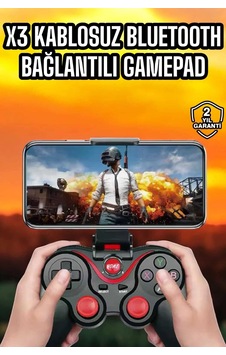 Android Uyumlu Gamepad X3 Game Stick Oyun Kolu Bluetooth Bağlantılı 70047805 Android Uyumlu Gamepad X3 Game Stick Oyun Kolu Bluetooth Bağlantılı 70047805