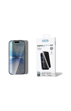 İphone 17 Uyumlu Go Des Af Borderless Privacy Hayalet Temperli Cam Ekran Koruyucu Siyah