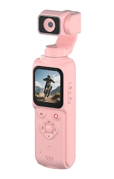 4k Ultra Hd Profesyonel Aksiyon Kamerası Pambe Vlog Kamera, 330 Dönebilir, Yüz Takibi, Dokunmatik 4k Ultra Hd Profesyonel Aksiyon Kamerası Pambe Vlog Kamera, 330 Dönebilir, Yüz Takibi, Dokunmatik