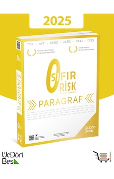 345 Paragraf Sıfır Risk 2025 Model Üç Dört Beş Yayıncılık 345 Paragraf Sıfır Risk 2025 Model Üç Dört Beş Yayıncılık