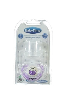 Babytime Damaklı Desenli Mat Emzik 2 Numara 6-18 Ay Bt144-2 Desen 4 Babytime Damaklı Desenli Mat Emzik 2 Numara 6-18 Ay Bt144-2 Desen 4