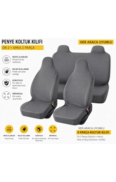 Oto Servis Kılıfı Penye Kılıf Gri Universal Ön Ve Arka Koltuk Kılıfı Penye Universal Oto Servis Kılıfı Penye Kılıf Gri Universal Ön Ve Arka Koltuk Kılıfı Penye Universal