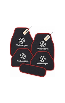 Volkswagen Logolu Antrasit Kırmızı Oto Halı Paspas Seti 5 Parç L Şık Ve Kaymaz Zemin Koruma Volkswagen Logolu Antrasit Kırmızı Oto Halı Paspas Seti 5 Parç L Şık Ve Kaymaz Zemin Koruma
