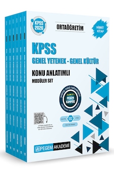 Pegem Yayınları 2026 Kpss Ortaöğretim Konu Anlatımlı Modüler Set Pegem Yayınları 2026 Kpss Ortaöğretim Konu Anlatımlı Modüler Set