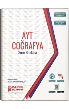 AYT Coğrafya Soru Bankası- Zafer Yayınları AYT Coğrafya Soru Bankası- Zafer Yayınları
