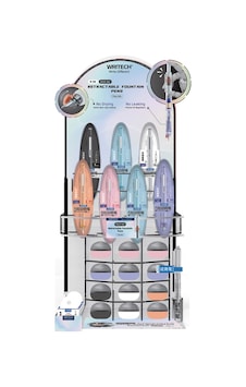 Wrıtech W-784 Basmalı Dolma Kalem - 43'lü Stand Ahşap Wrıtech W-784 Basmalı Dolma Kalem - 43'lü Stand Ahşap