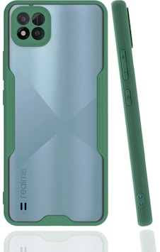 Cosmotex Newface Realme C11 2021 Kılıf Platin Silikon - Yeşil