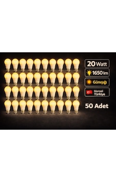 50 Adet 10 Watt 810 Lm Günışığı Renk Ampul - 50 Adet 10 Watt 810 Lm Günışığı Renk Ampul -