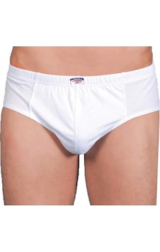 Paşa Yıldız 12 Li Paket  Erkek Penye Slip Külot Beyaz Dar Kalıp