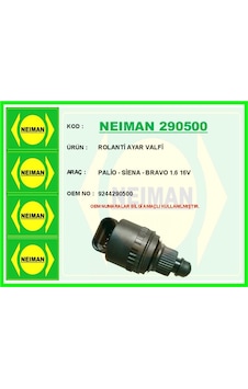 Bescher Rolanti Ayar Valfi Palio - Siena - Bravo 1.6 16v Neıman 290500 9244290500 Bescher Rolanti Ayar Valfi Palio - Siena - Bravo 1.6 16v Neıman 290500 9244290500