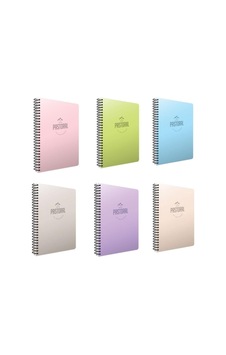 Pastoral Spiralli A4 120 Yaprak Çizgili Defter Seti, 6'li Çok Renkli Pastoral Spiralli A4 120 Yaprak Çizgili Defter Seti, 6'li Çok Renkli