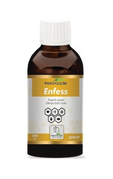 Hekimzade Enfess Şurup Propolis İçeren Takviye Edici Gıda 200 ML Hekimzade Enfess Şurup Propolis İçeren Takviye Edici Gıda 200 ML