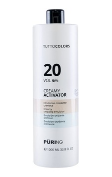 Purıng Tuttocolors 20 Vol %6 Profesyonel Saç Boyası Aktivatörü Krem Oksidan 1000ml Purıng Tuttocolors 20 Vol %6 Profesyonel Saç Boyası Aktivatörü Krem Oksidan 1000ml