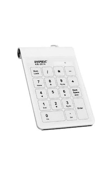 Kb-2014 Beyaz Usb Dokunmatik Numerik Standart Klavye Kb-2014 Beyaz Usb Dokunmatik Numerik Standart Klavye