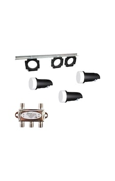 Atlanta 3'lü LNB Aparatı + 3 Adet Inverto Single LNB + Ads-01 1/4 Diseqc Switch Atlanta 3'lü LNB Aparatı + 3 Adet Inverto Single LNB + Ads-01 1/4 Diseqc Switch