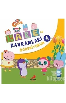 Kare İle Kavramları Öğreniyorum 4 - Erdem Çocuk Yayınları