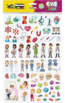 Nova Color Meslekler Eva Sticker Çıkartma 20X30 CM Nc-690 Nova Color Meslekler Eva Sticker Çıkartma 20X30 CM Nc-690