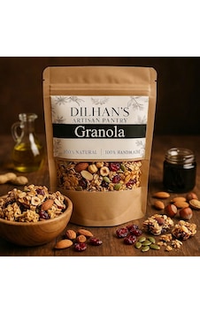 Artizan Granola Şekersiz & El Yapımı - 250g Artizan Granola Şekersiz & El Yapımı - 250g