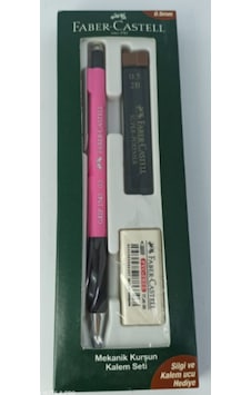 Faber Grip 1345 Pembe 0.5mm Kalem-silgi-uç Pembe Faber Grip 1345 Pembe 0.5mm Kalem-silgi-uç Pembe