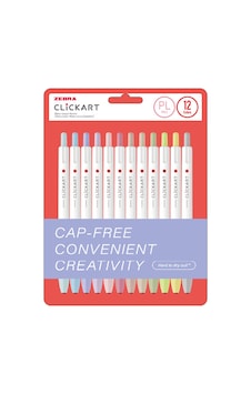 Zebra Clickart Market Pen 0.6mm 12'li Tükenmez Kalem Seti Pastel Colours / Wyss22-12czpl Diğer Zebra Clickart Market Pen 0.6mm 12'li Tükenmez Kalem Seti Pastel Colours / Wyss22-12czpl Diğer