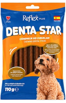 Reflex Plus Denta Star Diş Sağlığı Destekleyici Mini Ve Küçük Irk Köpek Ödül Maması 110 Gr Reflex Plus Denta Star Diş Sağlığı Destekleyici Mini Ve Küçük Irk Köpek Ödül Maması 110 Gr