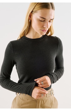 Manuka Uzun Kol Yuvarlak Yaka Body Antrasit Aw26bdy00002-52 Manuka Uzun Kol Yuvarlak Yaka Body Antrasit Aw26bdy00002-52