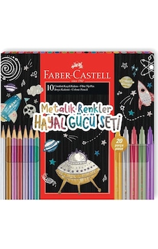 Faber-Castell Hayal Gücü Uzay Boya Kalemi Seti 20'li Faber-Castell Hayal Gücü Uzay Boya Kalemi Seti 20'li