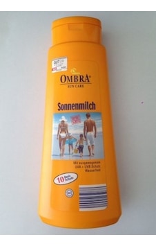 Ombra Sun Care Sonnenmilch Güneş Sütü Spf 10 500 ML