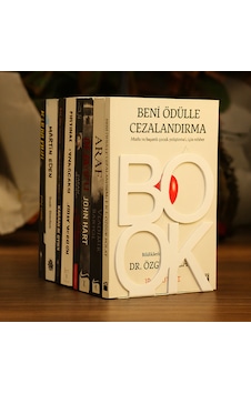 Kişiye Özel Book Kitap Tutucu Beyaz