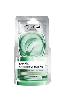 L'Oreal Paris Saf Kil Maske 6Ml Tek Kullanımlık L'Oreal Paris Saf Kil Maske 6Ml Tek Kullanımlık