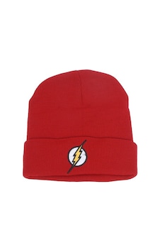 Atlantis The Flash Lightning Logo Katlamalı Bere Kırmızı Çok Renkli