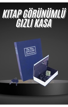 Kilitli Gizli Kasa Sözlük Kumbara Kitap Sözlük Görünümlü 18cm Usb Kilitli Gizli Kasa Sözlük Kumbara Kitap Sözlük Görünümlü 18cm Usb