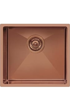 Ukinox Colorx 400 Bronz Polisajlı Tezgahüstü Eviye Ukinox Colorx 400 Bronz Polisajlı Tezgahüstü Eviye