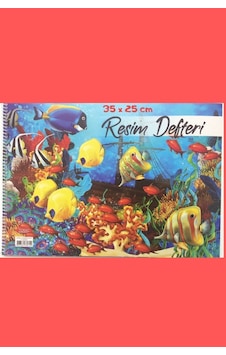 Spiralli Resim Defteri, 35x25 Cm, Orta Boy Sipiralli Boyama Defteri, Çizim Defteri Spiralli Resim Defteri, 35x25 Cm, Orta Boy Sipiralli Boyama Defteri, Çizim Defteri