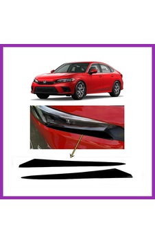 Bezos Honda Civic Fe1 2022 Ve Sonrası Far Altı Kaşı Çıtası Piyano Black 2 Parça Bty Bezos Honda Civic Fe1 2022 Ve Sonrası Far Altı Kaşı Çıtası Piyano Black 2 Parça Bty