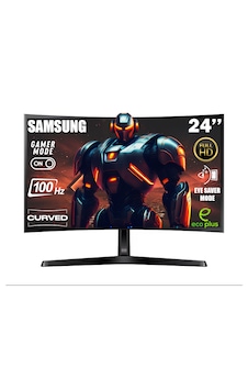 Samsung Essential S3 LS24D366GAUXUF 24" 4 MS 100 Hz Full HD Curved VA LED Monitör