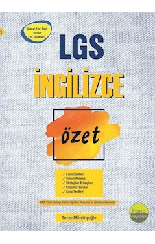 Pano Yayınları 8. Sınıf Lgs Ingilizce Liselere Hazırlık Özet Yni Pano Yayınları 8. Sınıf Lgs Ingilizce Liselere Hazırlık Özet Yni