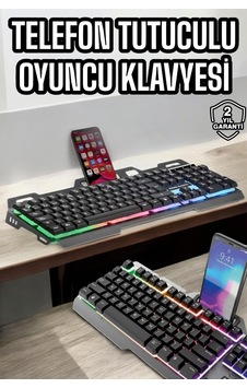 Klavyesi Q Klavye Rgb Işıklı Mouse li 17165613