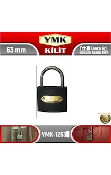 63 Mm Asma Kilit Gri Renk Sağlam Kaliteli Asma Dolap Kapı Kilidi Büyük Boy Ymk-1263 63 Mm Asma Kilit Gri Renk Sağlam Kaliteli Asma Dolap Kapı Kilidi Büyük Boy Ymk-1263
