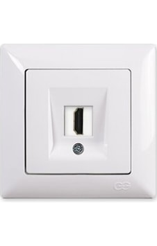 Günsan Visage Beyaz HDMI Prizi Günsan Visage Beyaz HDMI Prizi