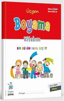 Boyama Kitabım - Bir Günüm Nasıl Geçti Boyama Kitabım - Bir Günüm Nasıl Geçti
