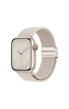 Watch 10 46mm Ardx Krd-134 Örgü Tasarımlı Hasır Kordon Strap Kayış - Starlight Watch 10 46mm Ardx Krd-134 Örgü Tasarımlı Hasır Kordon Strap Kayış - Starlight